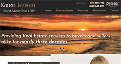 Desktop Screenshot of karenjensenrealestate.com